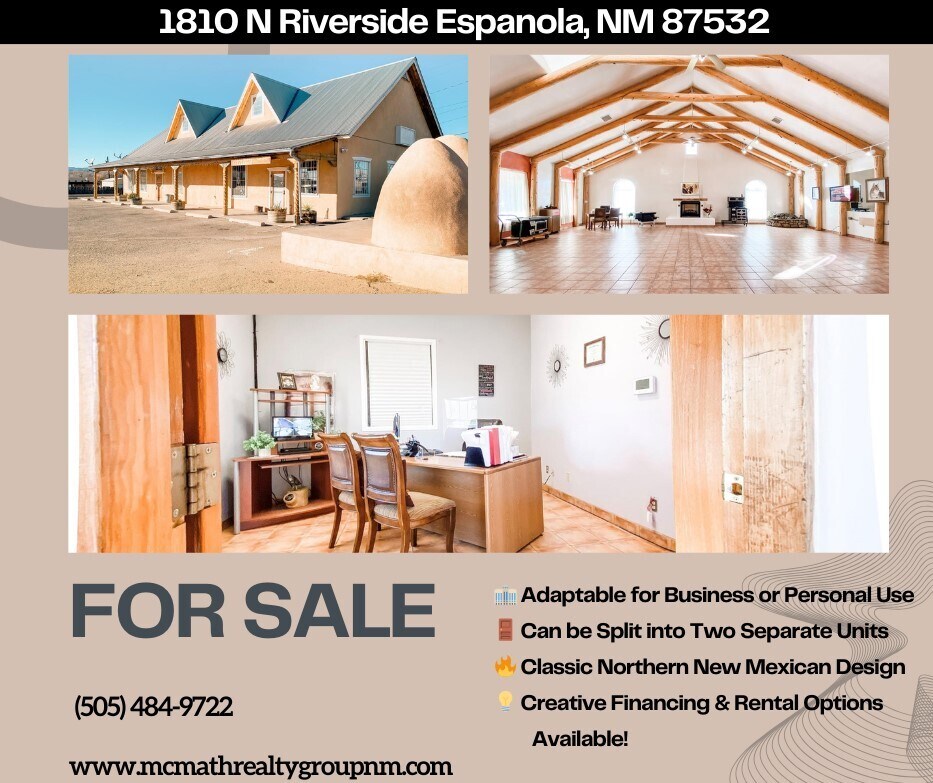 1810 Riverside Hwy, Espanola, NM à vendre Photo de l’immeuble– Image 1 sur 3