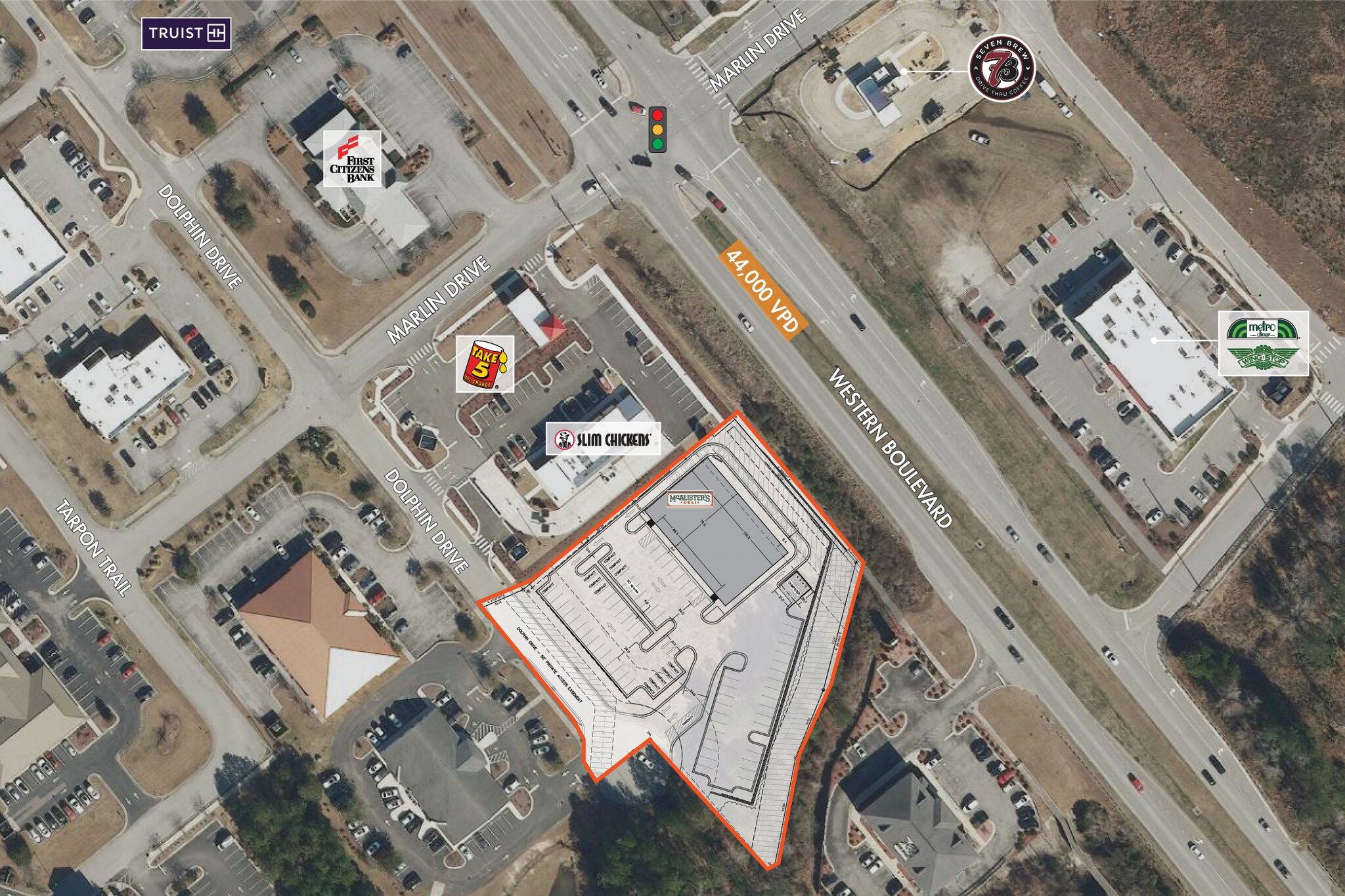 335 Dolphin Dr, Jacksonville, NC à louer Aérien– Image 1 sur 3