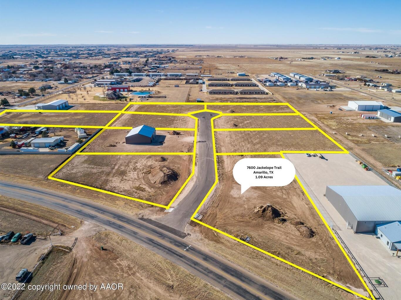 7600 S Jackelope Trl, Amarillo, TX à vendre Aérien– Image 1 sur 10
