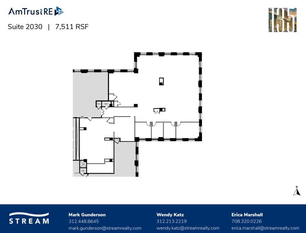 135 S LaSalle St, Chicago, IL à louer Plan d’étage– Image 1 sur 1