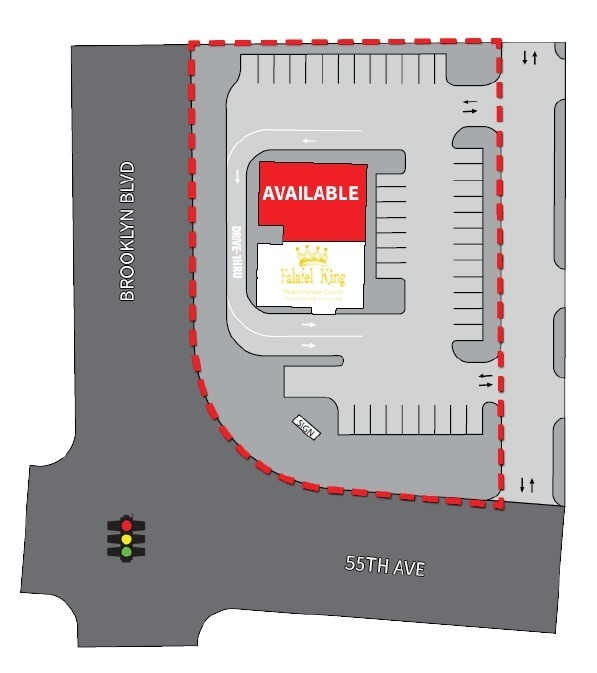 5500 Brooklyn Blvd, Minneapolis, MN à louer Plan de site– Image 1 sur 2