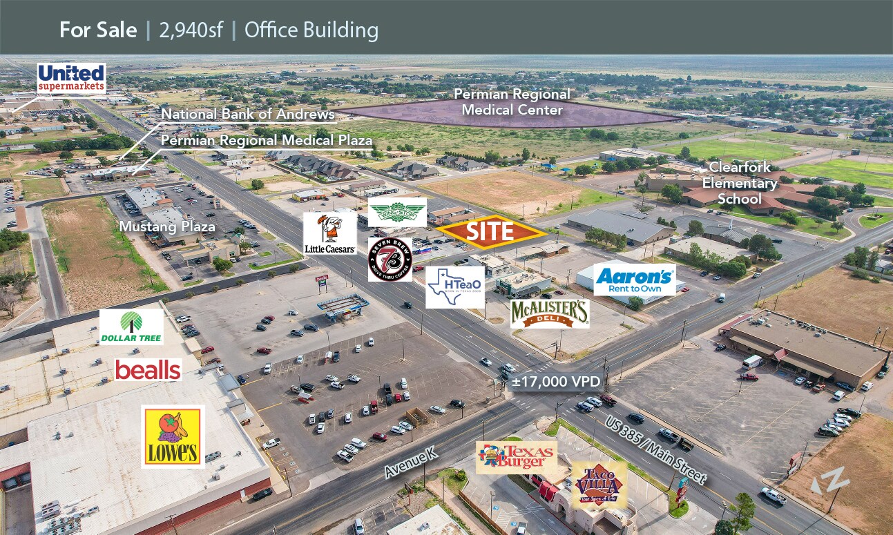 103 NE Avenue L, Andrews, TX à vendre Aérien– Image 1 sur 13
