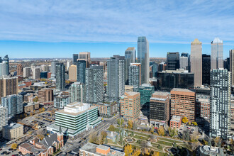 1111 4 St SW, Calgary, AB - VUE AÉRIENNE  vue de carte