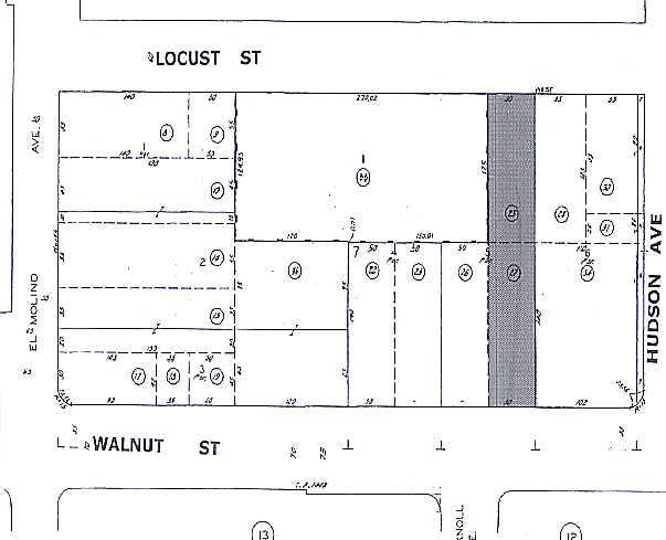 739 E Walnut St, Pasadena, CA à louer - Plan cadastral – Image 2 sur 5