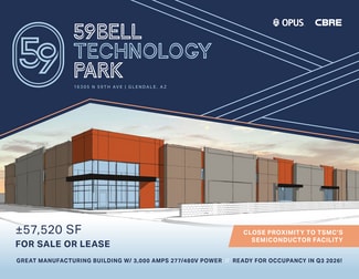 Plus de détails pour 16305 N 56th Ave, Glendale, AZ - Industriel/Logistique à vendre