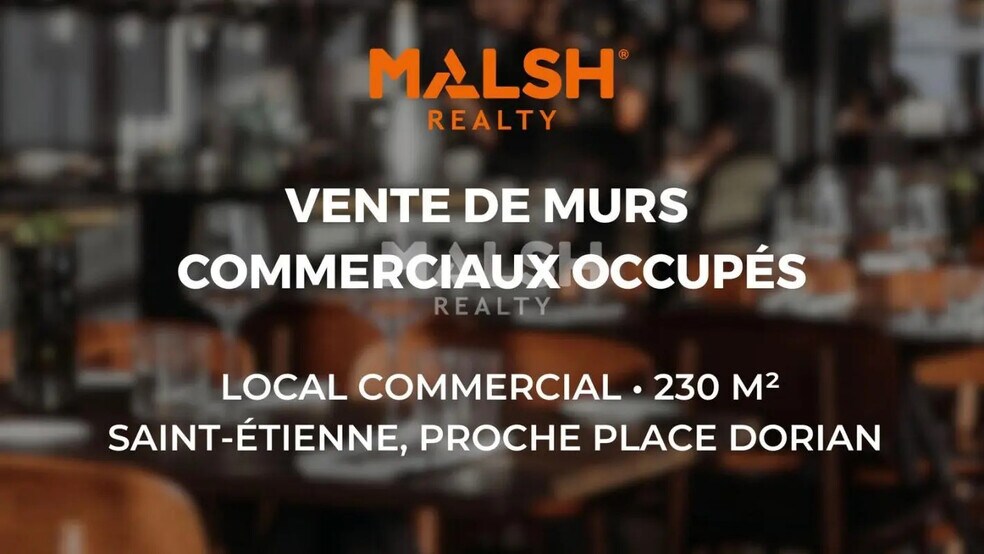 Local commercial dans Saint-Étienne à vendre - Photo de l’immeuble – Image 2 sur 3
