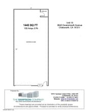 9530-9540 Owensmouth Ave, Chatsworth, CA à louer Plan d’étage– Image 1 sur 1