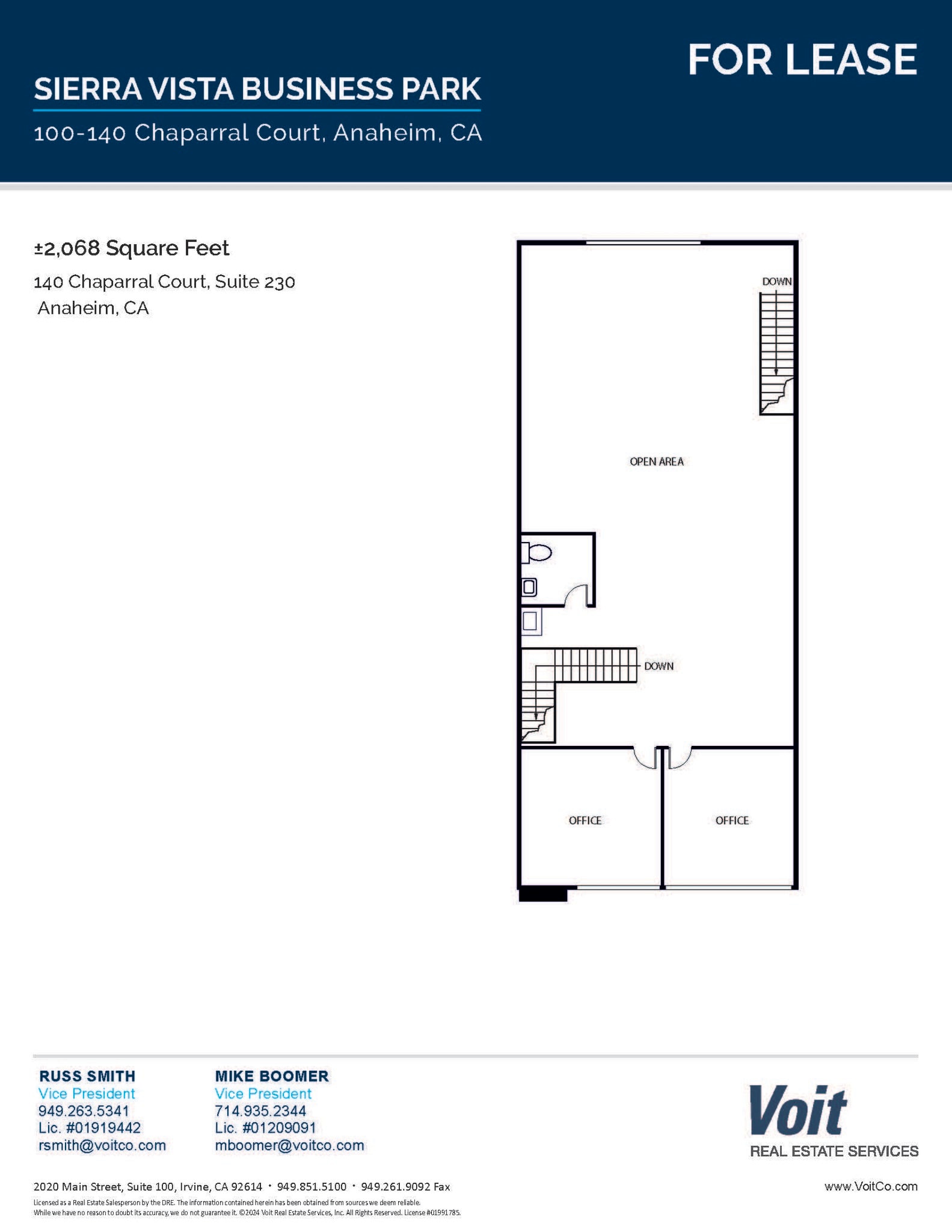 130 Chaparral Ct, Anaheim, CA à louer Plan d’étage– Image 1 sur 1