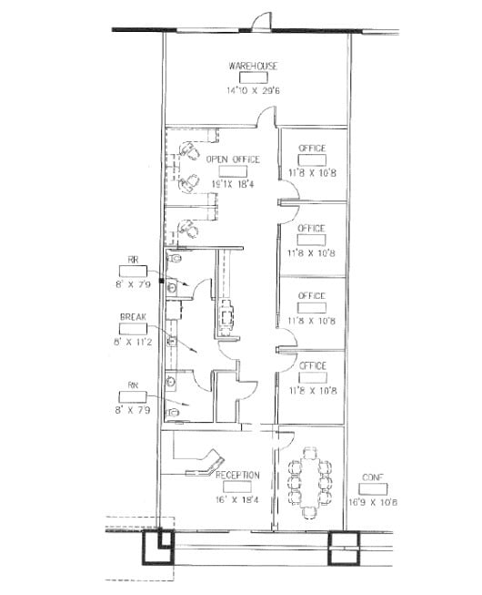 2301 E Yeager Dr, Chandler, AZ à louer Plan d’étage– Image 1 sur 1