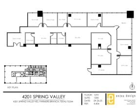 4201 Spring Valley Rd, Dallas, TX à louer Plan de site– Image 1 sur 3