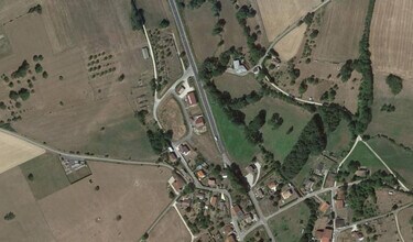 Dombrot Le Sec - Vue aérienne vue de carte