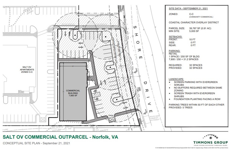 7911-7915 Shore Dr, Norfolk, VA à louer - Plan de site – Image 3 sur 5