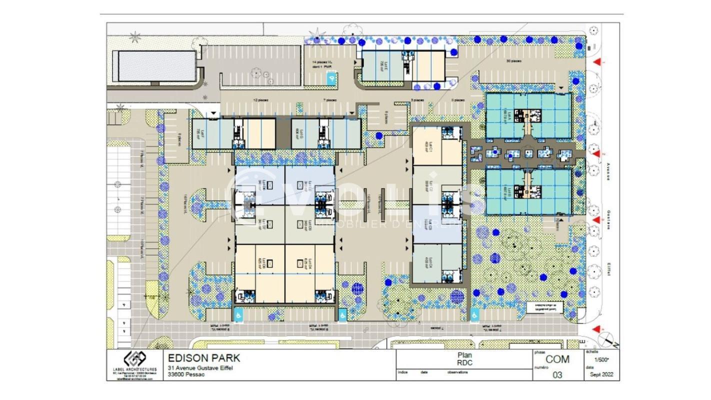 31 Avenue Gustave Eiffel, Pessac à louer Plan de site– Image 1 sur 2