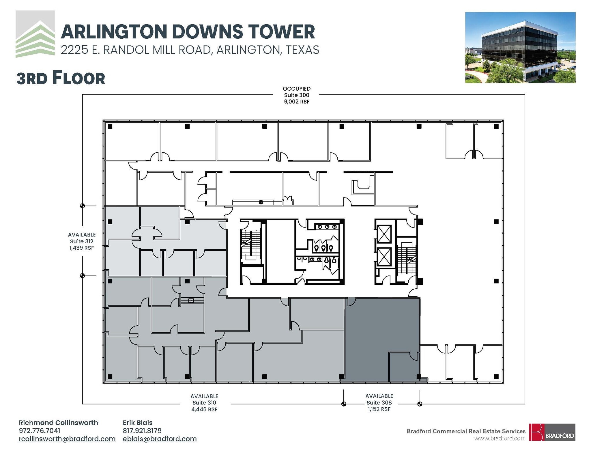 2225 E Randol Mill Rd, Arlington, TX à louer Plan d’étage– Image 1 sur 4