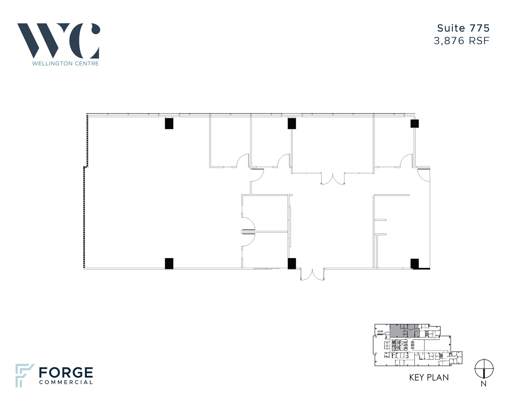 14643 N Dallas Pky, Dallas, TX à louer Plan d’étage– Image 1 sur 1