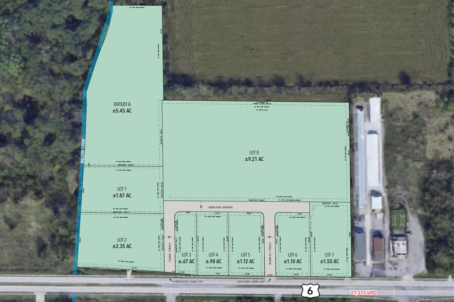 5740 US-6, Portage, IN à vendre - Plan de site – Image 2 sur 3