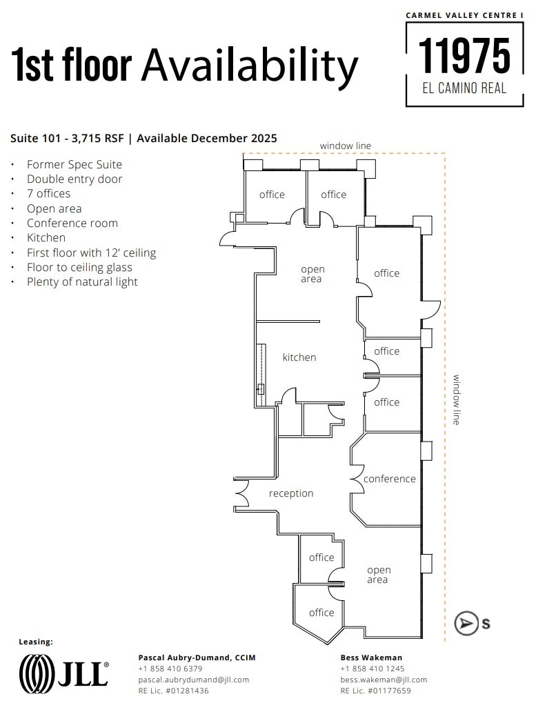 11975 El Camino Real, San Diego, CA à louer Plan d’étage– Image 1 sur 1