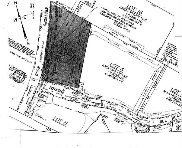 100 Potash Hill Rd, Tyngsborough, MA à louer - Plan cadastral – Image 2 sur 7