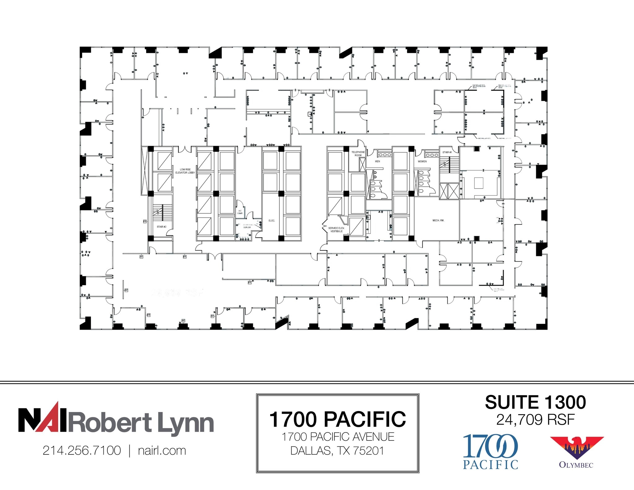 1700 Pacific Ave, Dallas, TX à louer Plan d’étage– Image 1 sur 1