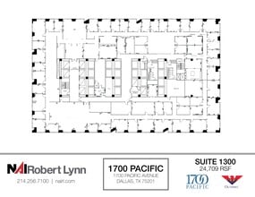1700 Pacific Ave, Dallas, TX à louer Plan d’étage– Image 1 sur 1