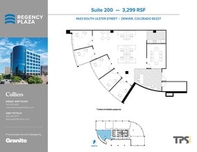 4643 S Ulster St, Denver, CO à louer Plan d’étage– Image 1 sur 2