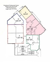 7002 Riverbrook Dr, Sugar Land, TX à louer Plan d’étage– Image 2 sur 2