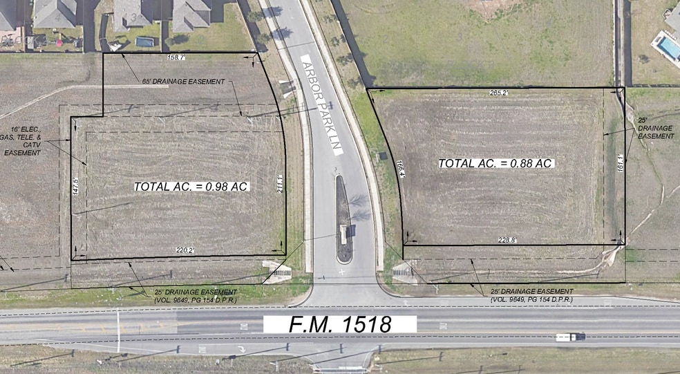 FM 1518, Schertz, TX à vendre - Aérien – Image 2 sur 4