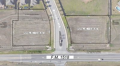 FM 1518, Schertz, TX - VUE AÉRIENNE  vue de carte - Image1