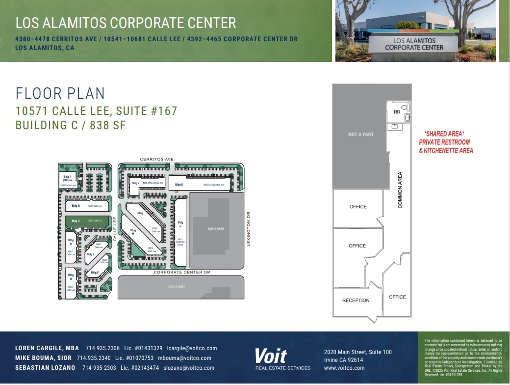 10542 Calle Lee, Los Alamitos, CA à louer Plan d’étage– Image 1 sur 2