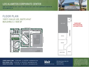 10542 Calle Lee, Los Alamitos, CA à louer Plan d’étage– Image 1 sur 2