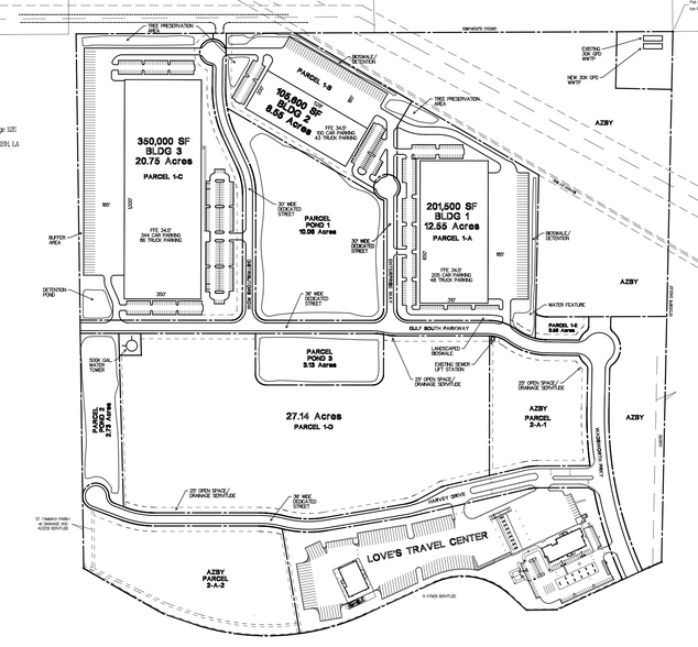 400 Gulf South Parkway, Mandeville, LA à louer - Plan de site – Image 3 sur 5
