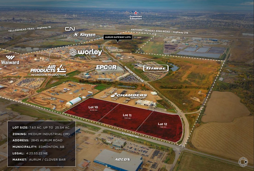Aurum Rd NE, Edmonton, AB à vendre - Photo principale – Image 1 sur 2