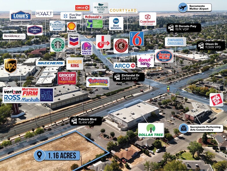 10701 Folsom Blvd, Rancho Cordova, CA à vendre - Photo de l’immeuble – Image 3 sur 5