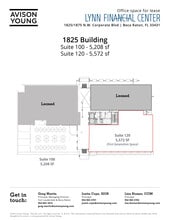 1825 NW Corporate Blvd, Boca Raton, FL à louer Plan d’étage– Image 1 sur 1