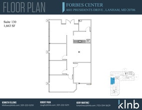 4601 Presidents Dr, Lanham, MD à louer Plan d’étage– Image 1 sur 1