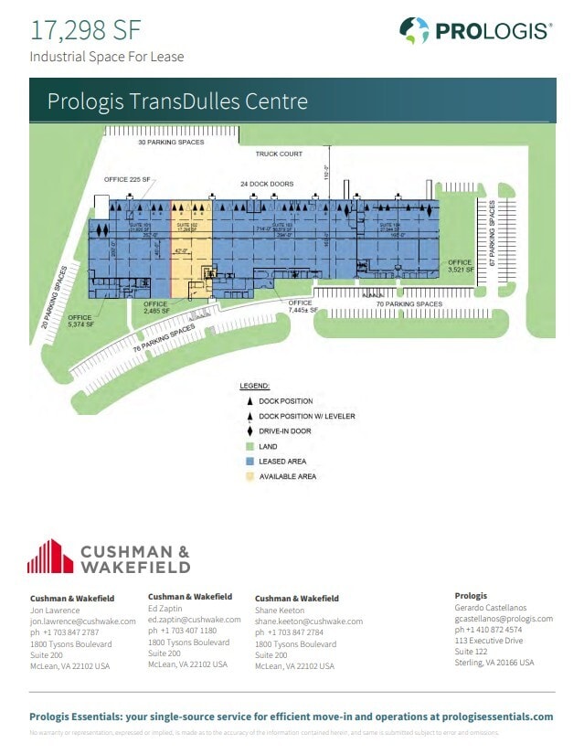 22815 Glenn Dr, Sterling, VA à louer Plan d’étage– Image 1 sur 1