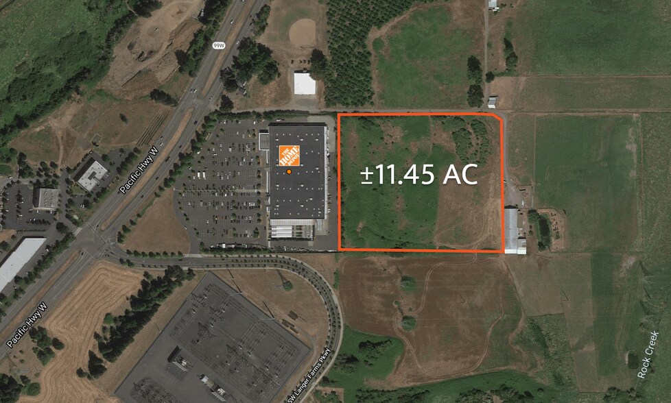 20260 SW Pacific Hwy, Sherwood, OR à vendre - Aérien – Image 1 sur 3