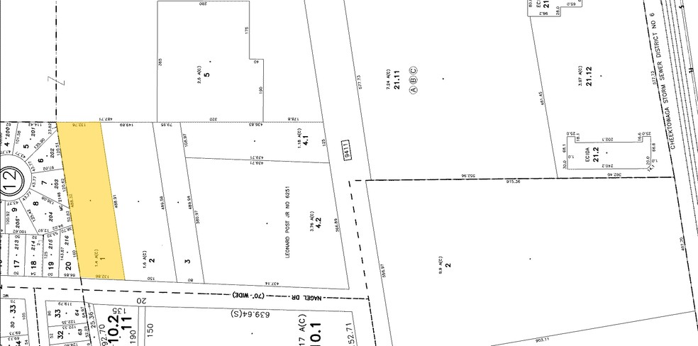 340 Nagel Dr, Cheektowaga, NY à louer - Plan cadastral – Image 2 sur 21