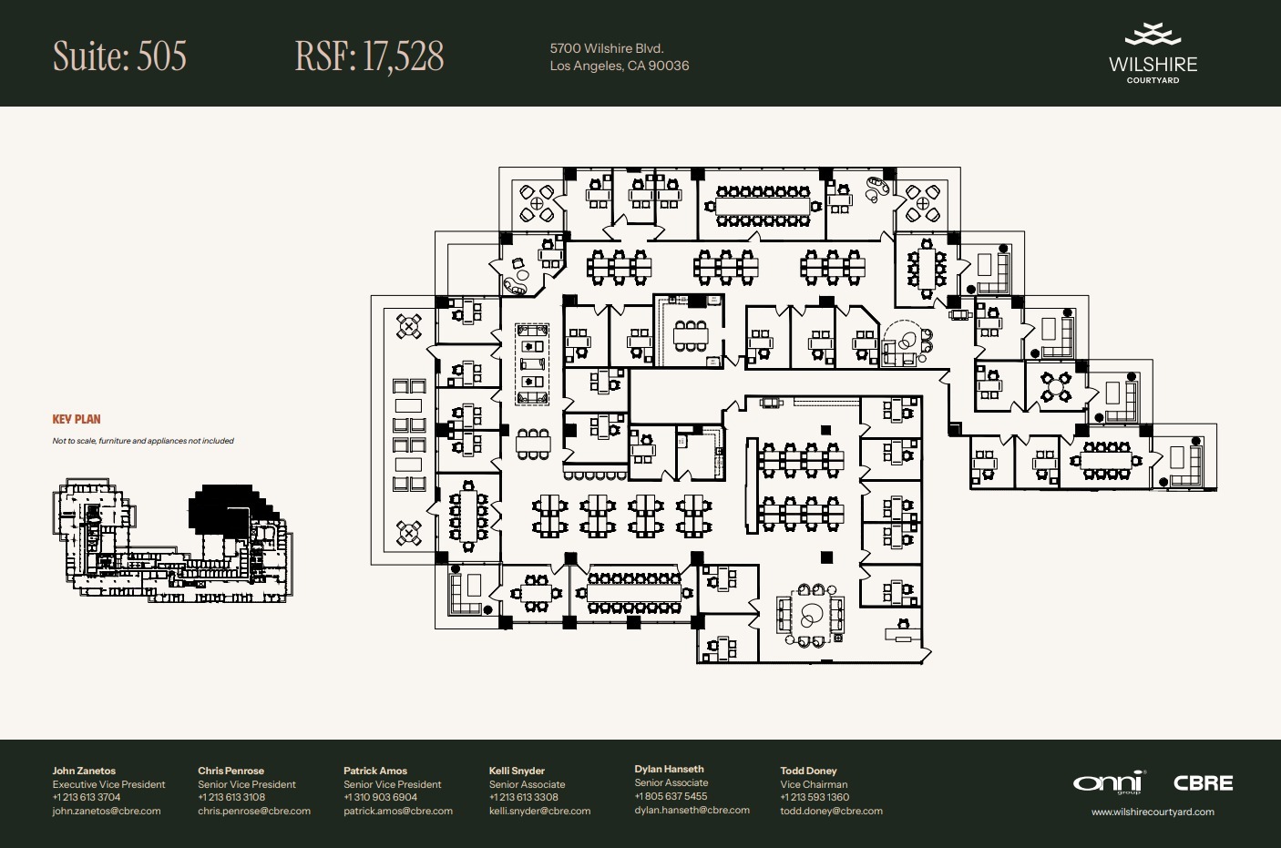 5700 Wilshire Blvd, Los Angeles, CA à louer Plan d’étage– Image 1 sur 1