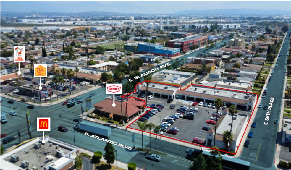5900-5924 Atlantic Blvd, Maywood, CA à louer - Aérien – Image 2 sur 24