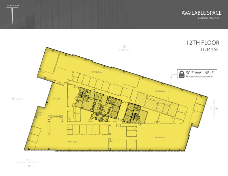 7900 Tysons One Pl, Tysons, VA à louer Plan d’étage– Image 1 sur 8