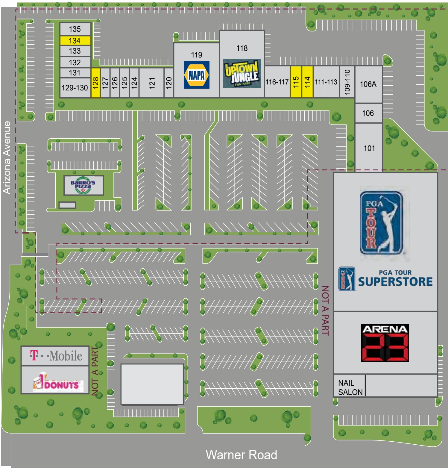 2041-2091 N Arizona Ave, Chandler, AZ à louer Plan de site– Image 1 sur 1