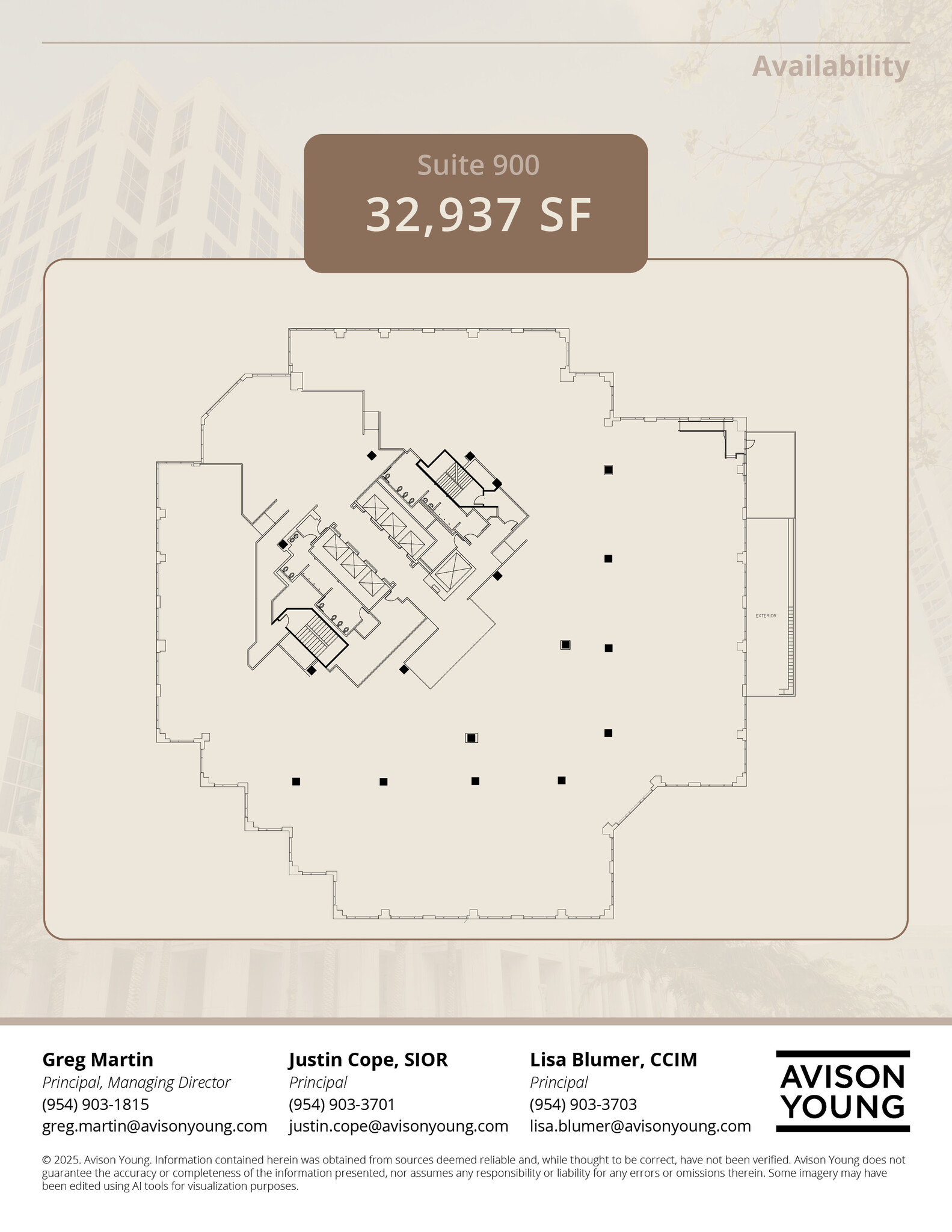 200 E Las Olas Blvd, Fort Lauderdale, FL à louer Plan d’étage– Image 1 sur 1