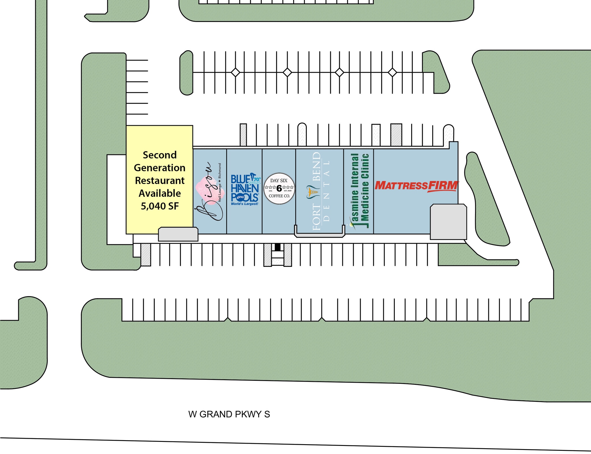 7417 W Grand Pky S, Richmond, TX à louer Plan de site– Image 1 sur 1