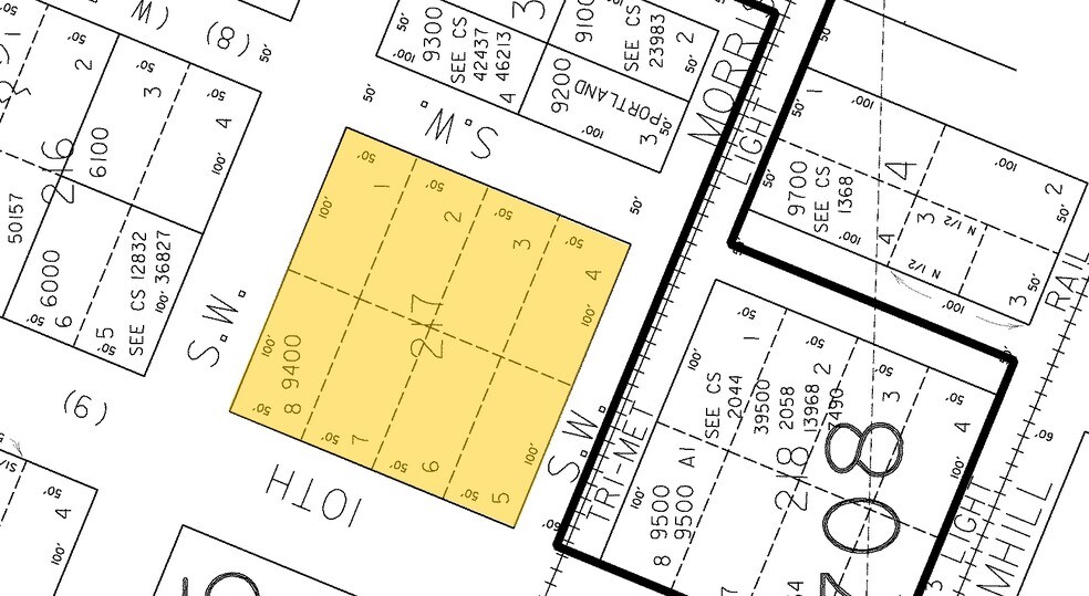 600 SW 10th Ave, Portland, OR à louer - Plan cadastral – Image 2 sur 14