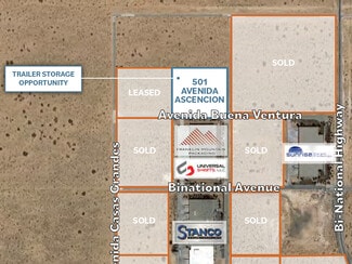 Plus de détails pour 501 Avenida Ascencion, Santa Teresa, NM - Terrain à louer