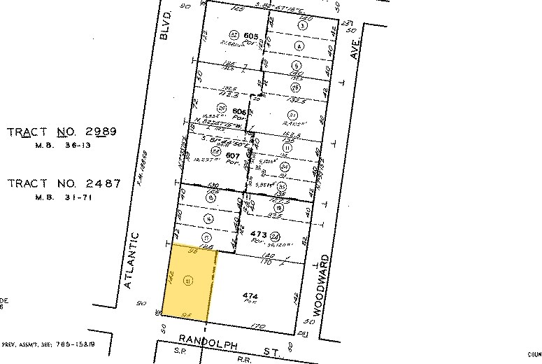 6160-6162 Atlantic Blvd, Maywood, CA à louer - Plan cadastral – Image 3 sur 3