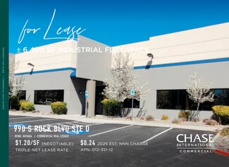 Plus de détails pour 990 S Rock Blvd, Reno, NV - Industriel/Logistique à louer
