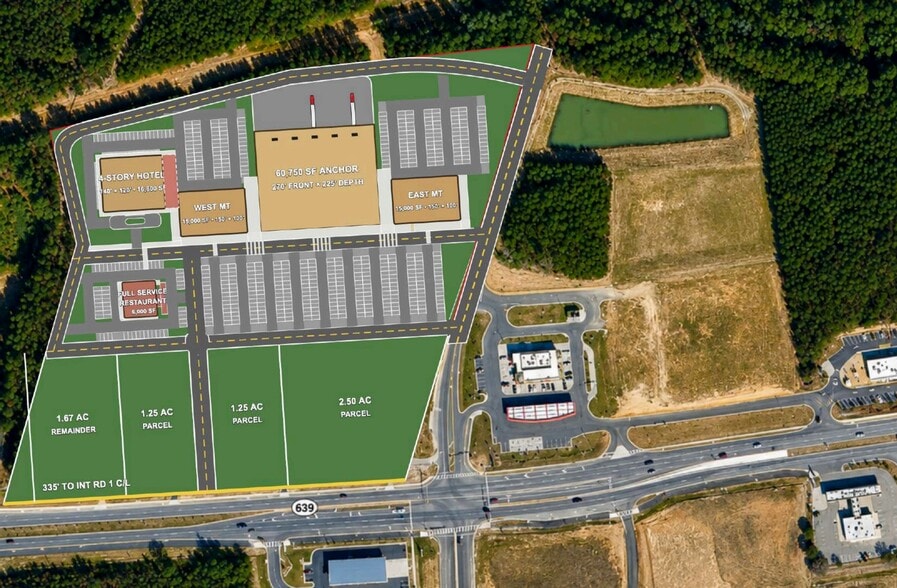 8123 Ladysmith Rd, Ruther Glen, VA à vendre - Plan de site – Image 1 sur 6