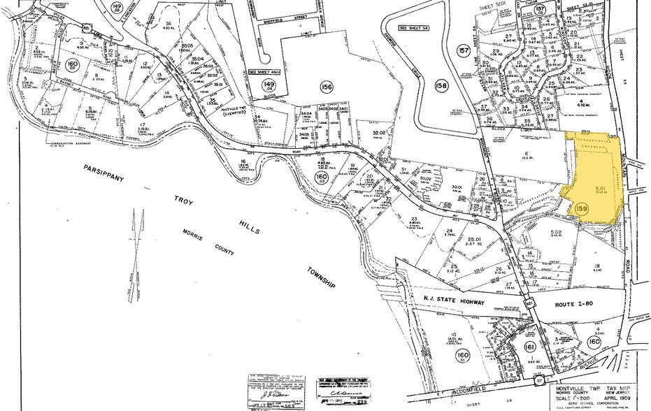 340 Changebridge Rd, Pine Brook, NJ à louer - Plan cadastral – Image 1 sur 1